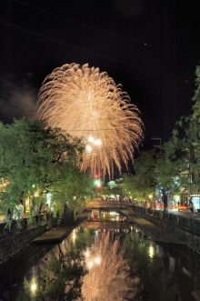 兵庫県/豊岡市/城崎温泉/但馬屋/若旦那ブログ/竜馬がかく【城崎温泉の観光案内やイベント情報が満載】-城崎温泉　花火